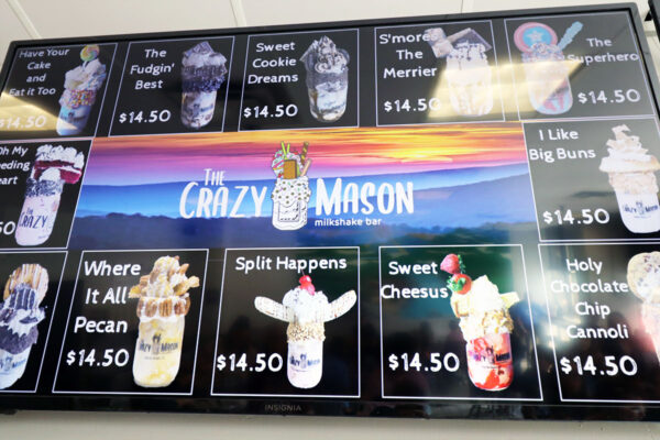 The Crazy Mason Milkshake Bar Gatlinburg Restaurant Review The