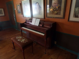 Piano in parlor