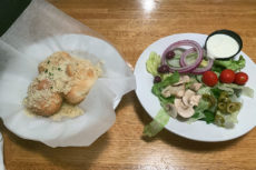 Best Italian Salad & Garlic Roles
