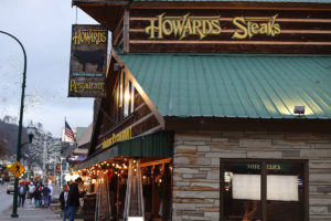 Outside Howard's
