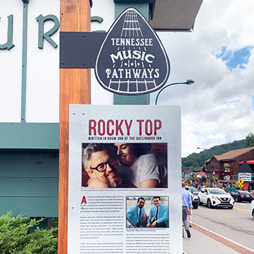 Tennessee Music Pathways sign Tennessee Music Pathways sign
