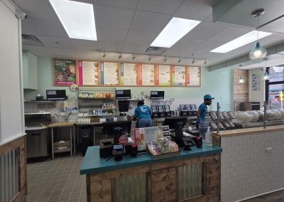 Tropical Smoothie Cafe front counter