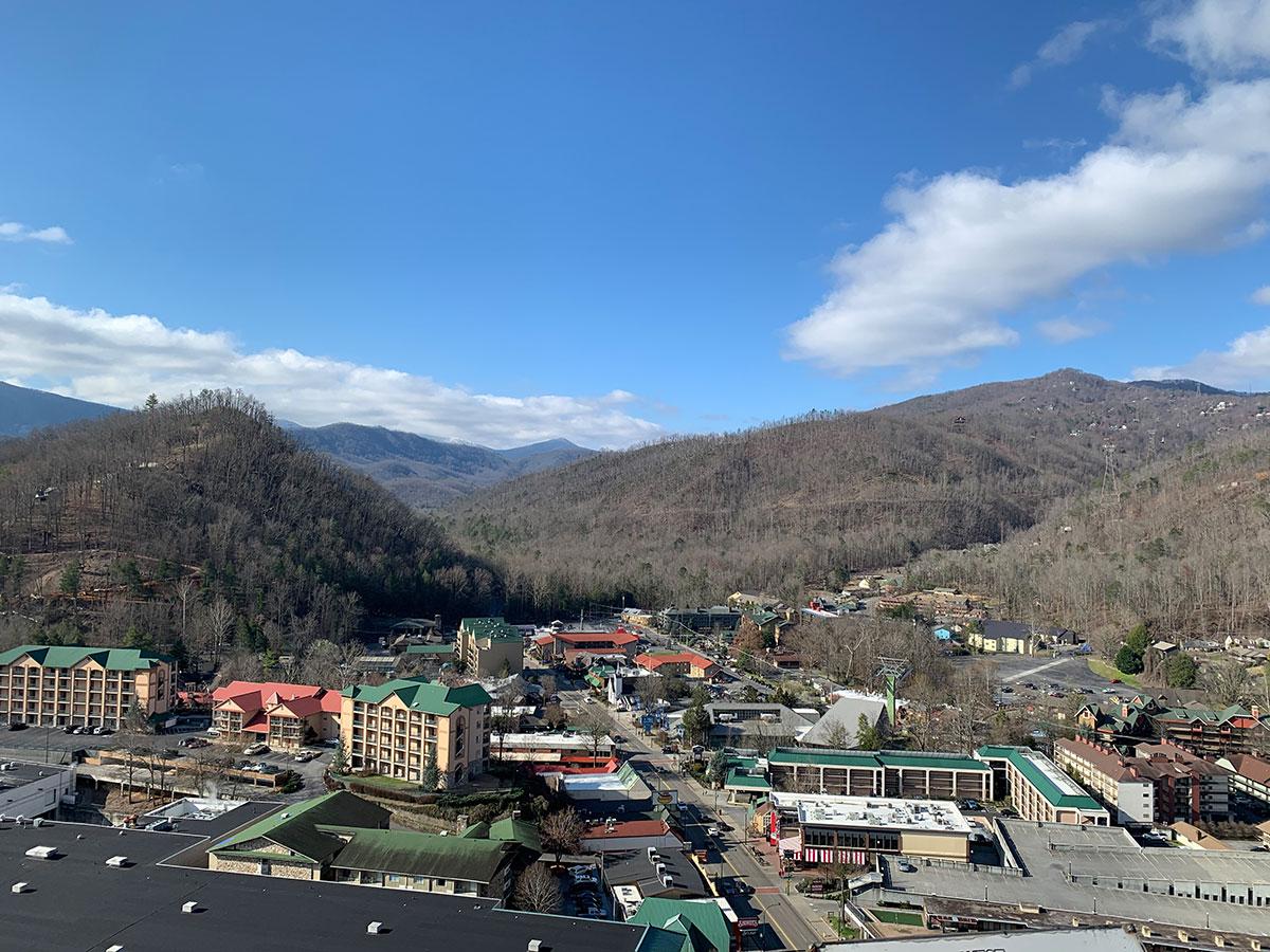 The View from the Top of the Gatlinburg Space Needle: a Gatlinburg